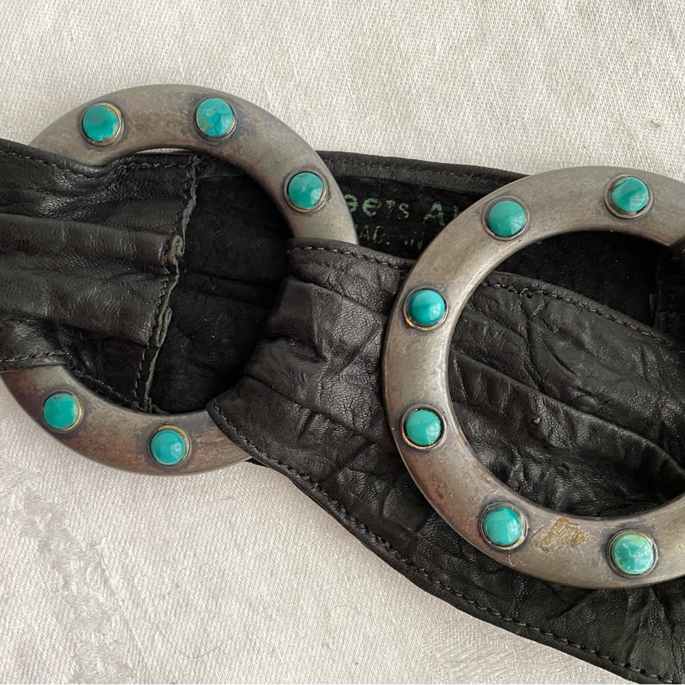 Streets Ahead Black Leather Belt - Picture 7 of 8